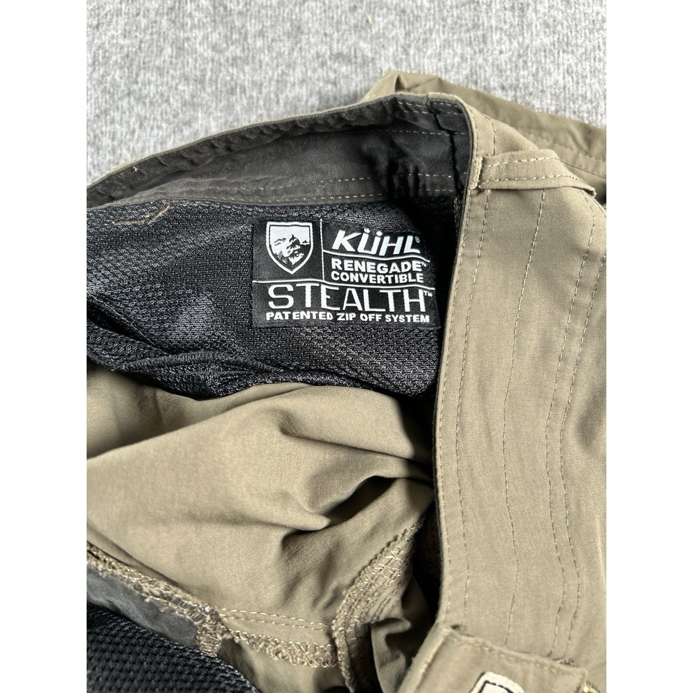 Kuhl Stealth Renegade Pants Mens 34x30 Hiking Cargo Stretch Zip-Off Convertible - Picture 7 of 10